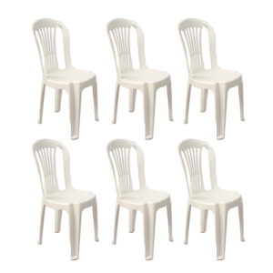 Kit 6 Cadeiras Bistrô
